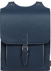 Tmavě modrý kožený batoh 