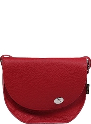 Červená kožená kabelka Sophie