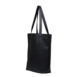 Kožená taška SHOPPER - černá