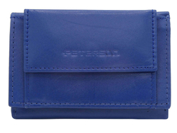 Dámský kožená peněženka - modrá