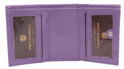 Dámský kožená peněženka - lila