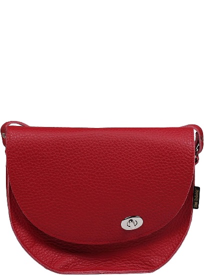 Červená kožená kabelka 