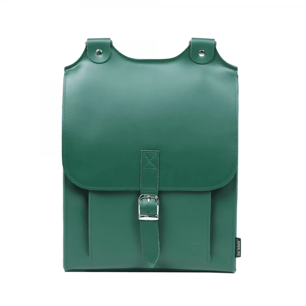 Kožený batoh - zelený