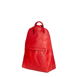 Kožený batoh CITY - červený